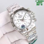 C Factory ROLEX 904L Steel DG1 White Blue Watch